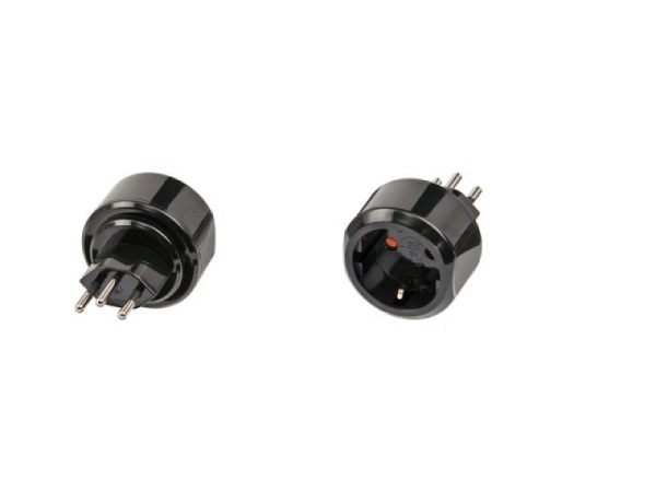 Stecker Brennenstuhl Reiseadapter schwarz 