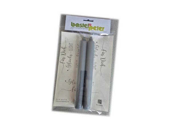 Folie Bastelpeter Wasserschiebefolie Inhalt 1xA5 Folie mit 2 grauen Kerzen