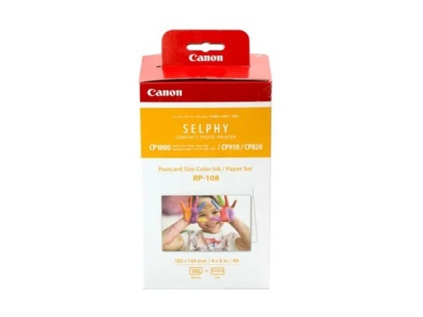Papier Canon Fotopapier Set Selphy 10x14,8cm 260g/qm, 108 Blatt, für Inkjet-Drucker