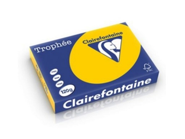 Papier Clairefontaine Trophee 1257 A4 120g/qm, sonnengelb