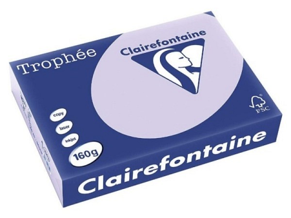 Papier Clairefontaine Trophee 1211 A4 120g/qm, lila
