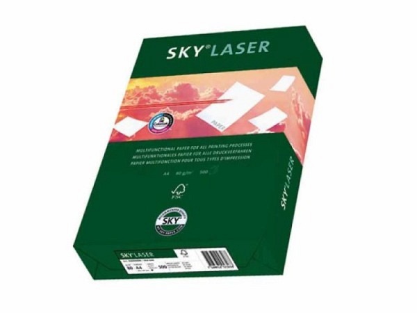 Papier Sky Laser 80g A3 500Bl. weiss speziell für Schwarz-Laser