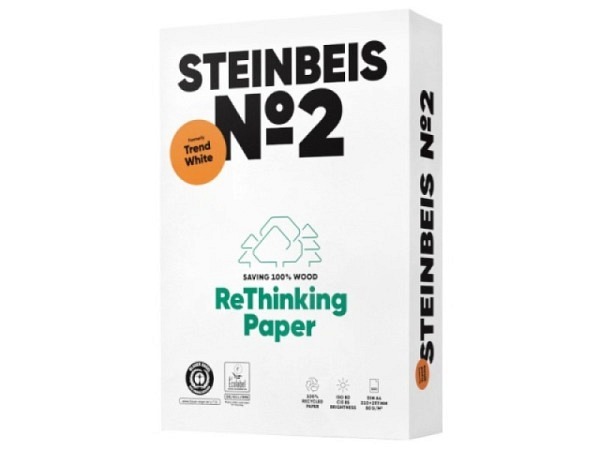 Papier Steinbeis No. 2 Trend White A4 80g/