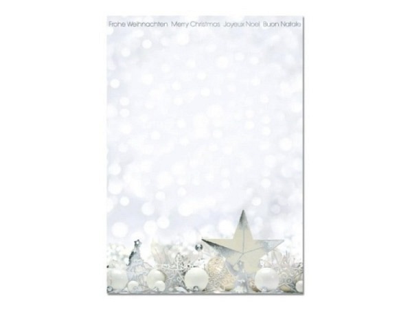 Papier Sigel White Stars 25 Stk. A4 21x29,7cm, 90g/qm