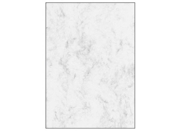 Papier Sigel A4 90g/qm beidseitig grau marmoriert 100 Blatt