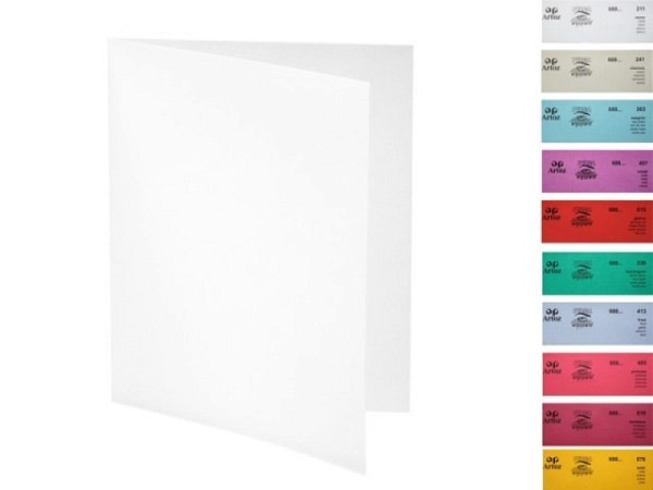 Karten Artoz Perga Pastell A5x2 hochdoppelt