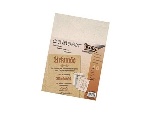 Pergament Folia A4 110g/qm weiss 10 Blatt