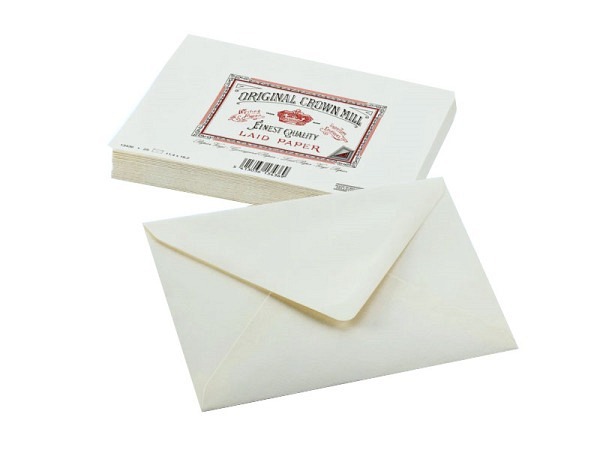 Karten Original Crown Mill Classicline weiss 