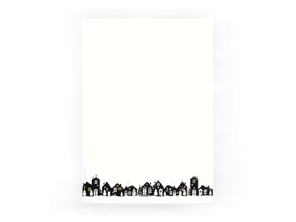 Papier Artoz Design Häuserreihe