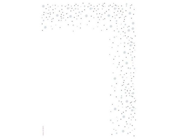 Papier Artoz Design X-Mas Schneefall 5Stk