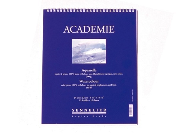Aquarellblock Sennelier Academie A4 12 Blatt 21x29,7cm
