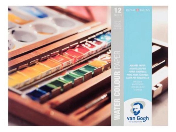 Aquarellblock Talens van Gogh einseitig geleimt 24x32cm