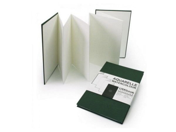 Aquarellblock Sennelier Leporello 16x24cm Papier weiss 300gr