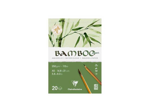 Aquarellblock Clairefontaine Bamboo A5