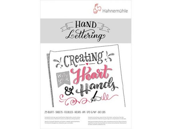 Zeichenblock Hahnemühle Hand Lettering A5
