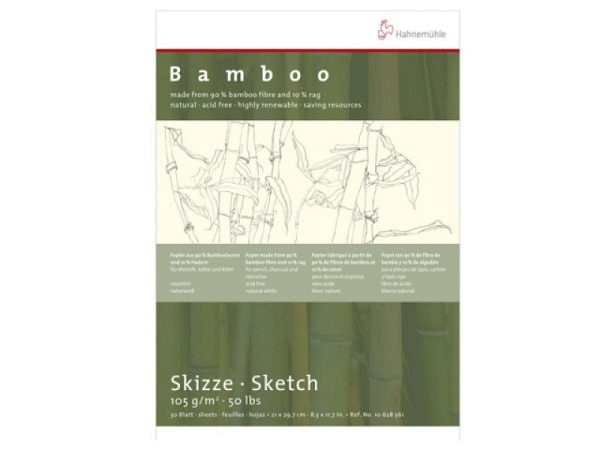 Zeichenblock Hahnemühle Bamboo A4 30Blatt 105g/qm