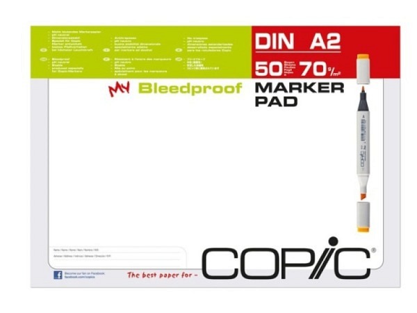 Zeichenblock Copic Markerblock A4, 70g/qm, 50 Blatt