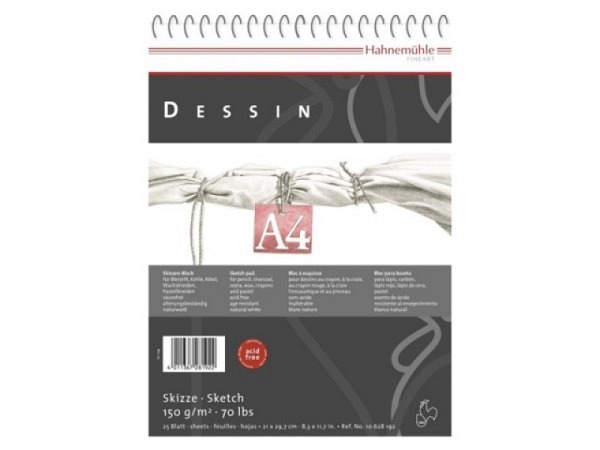 Zeichenblock Hahnemühle Dessin A5 25Blatt 150g/qm 