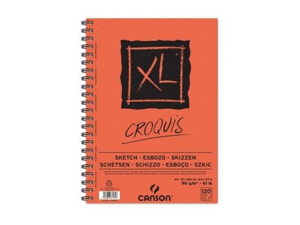 Zeichenblock Canson Sketch XL A4, 90g/qm