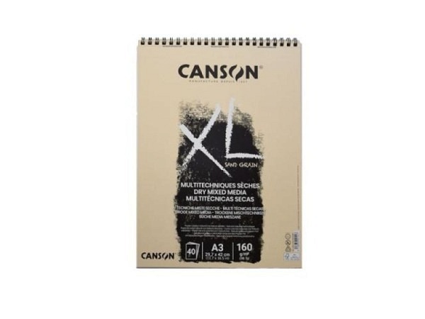 Zeichenblock Canson Sand Grain Natural XL A3, 160g/qm