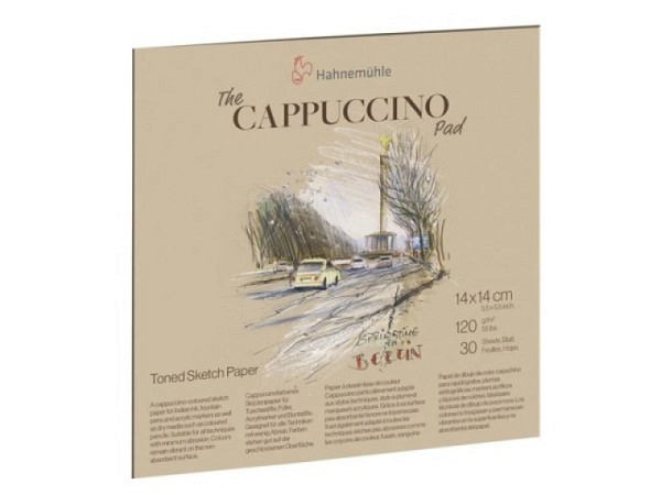 Zeichenblock Hahnemühle The Cappuccino Pad 14x14cm
