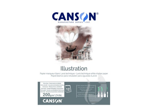 Zeichenblock Canson Illustration A3