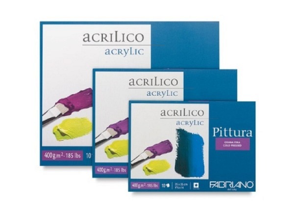 Acrylblock Fabriano Pittura 25x35cm 400g/qm 10Blatt rundum