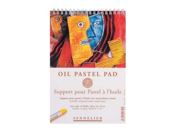 Oelpastellblock Sennelier 16x24cm, 12Blatt 360g/qm säurefrei