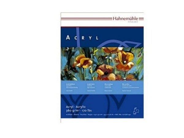 Acrylblock Hahnemühle Acryl 360g/qm 30x40cm 10Blatt naturwe.