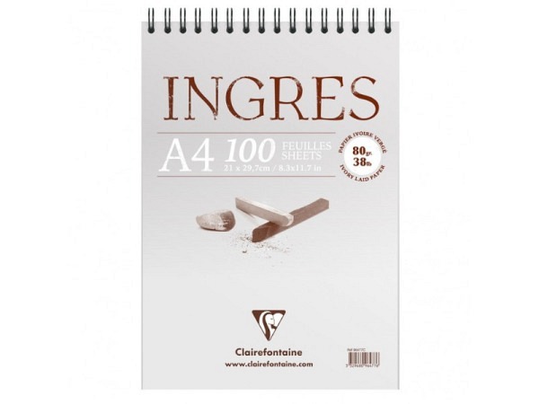 Ingresblock Clairefontaine A4 100 Blatt 