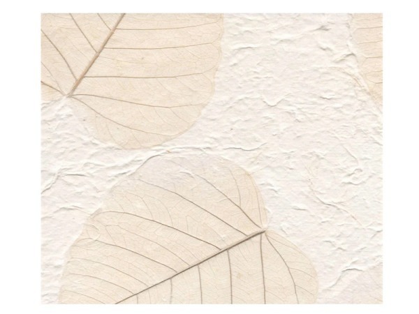 Naturpapier Olino Maulbeerpapier mit Bodhi-blätter, 55x80cm, 160g/qm, Einzelbogen