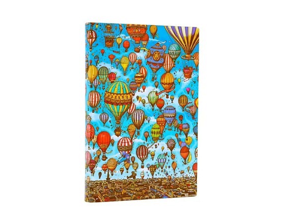 Skizzenbuch Paperblanks Flexis Festival der Ballons, Mini 9x14cm, blanko