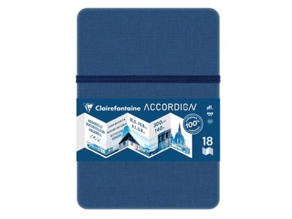 Skizzenbuch Clairefontaine Akkordeon A6 
