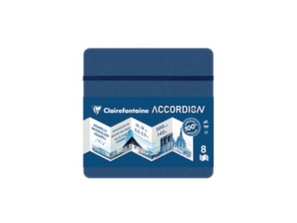 Skizzenbuch Clairefontaine Akkordeon 14x14cm 