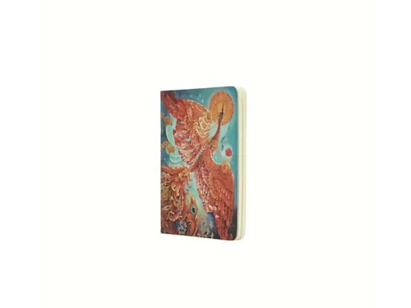 Skizzenheft Paperblanks Cahier Glücksvogel, Feuervogel, A6, blanko