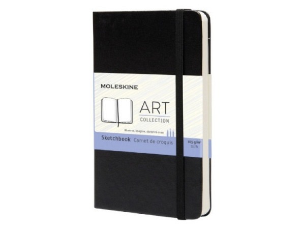 Skizzenbuch Moleskine Sketch Pocket A6 schwarz