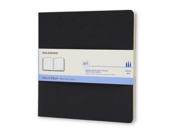 Skizzenheft Moleskine Art Collection Sketch Square 19x19cm schwarz