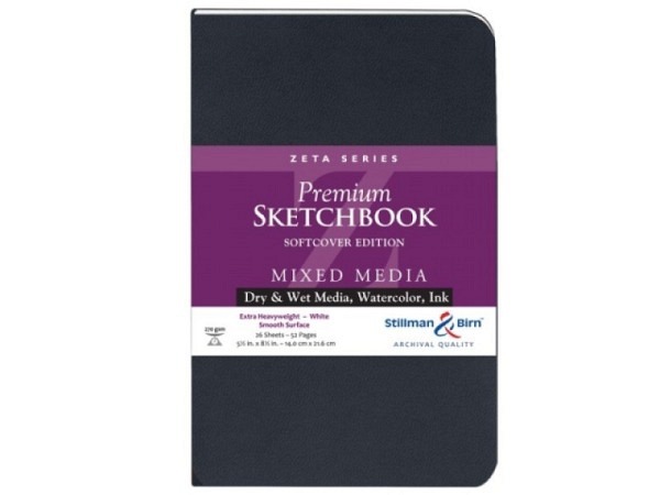 Skizzenbuch Stillman & Birn Softcover Zeta 20,3x25,3cm 