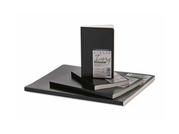 Skizzenbuch Daler-Rowney Ivory Softcover schwarz A6 78Bl 90g