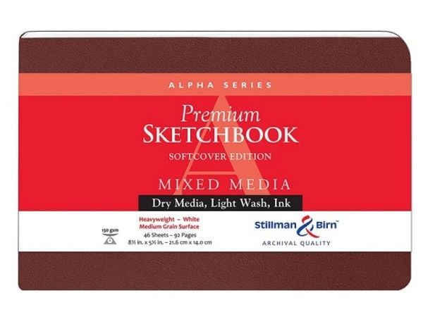 Skizzenbuch Stillman & Birn Softcover Alpha 14x21,6cm