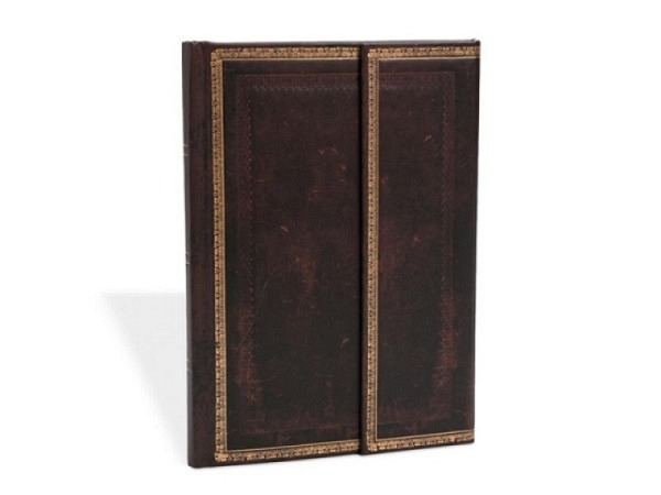 Skizzenbuch Paperblanks Faux-Leder Schwarzes Marokkoleder