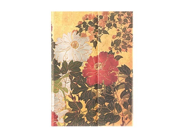 Skizzenbuch Paperblanks Rinpa Florals, Natsu, Midi 13x18cm, blanko