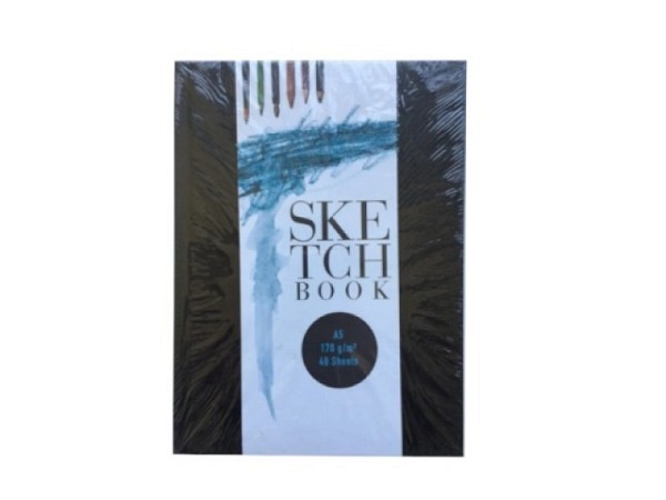 Skizzenbuch bam Notebook A5 gebunden, 48Blatt 170g/qm