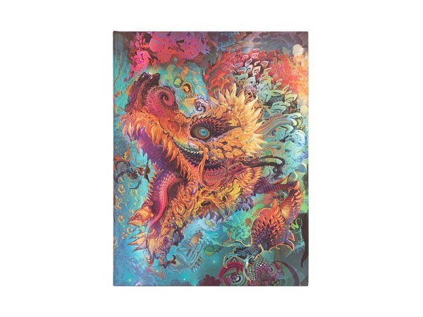 Skizzenbuch Paperblanks Kollektion Android Jones, Humming Dragon, Ultra 17.5x23cm, blanko