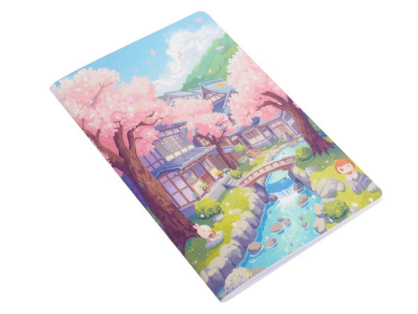 Skizzenheft Minisuki Kawaii Japanischer Garten A5
