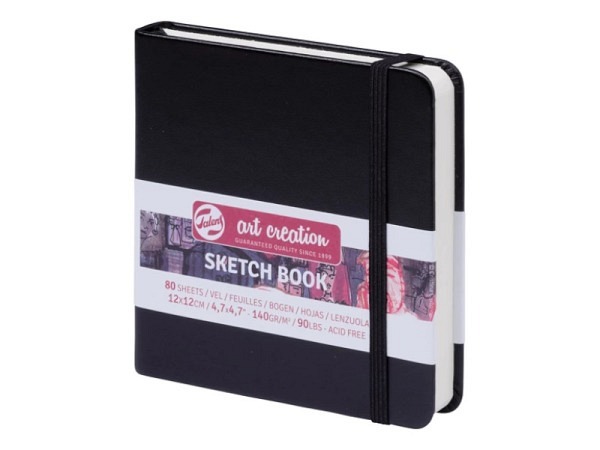 Skizzenbuch Talens Art Creation 12x12cm schwarz