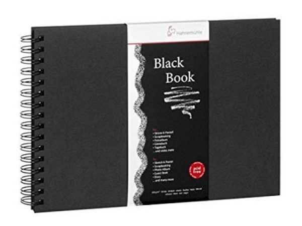 Skizzenbuch Hahnemühle Black Book A4 quer