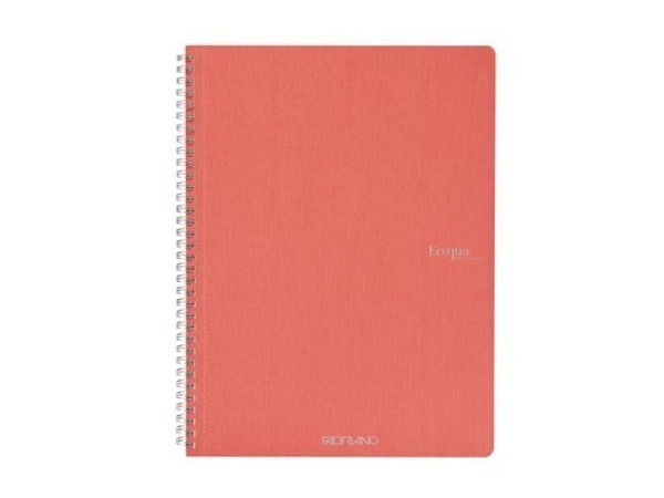 Skizzenheft Fabriano EcoQua A4 blanko Flamingo 05 mit Spiralbindung