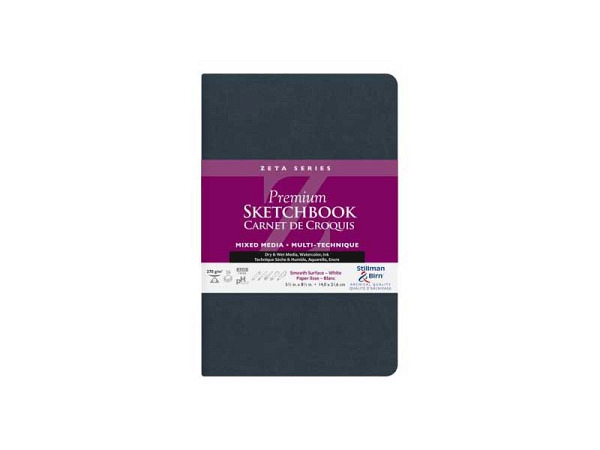 Skizzenbuch Stillman & Birn Soft Zeta 14x21,6cm Hochformat