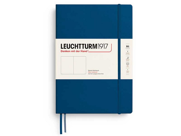Skizzenbuch Leuchtturm Composition B5 Hardcover Blanko Indigo